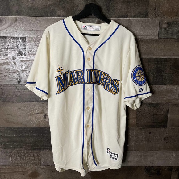 SOLD Seattle Mariners Cano Majestic Jersey Large - Picture 1 of 3